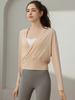 Suéter deportivo profesional con capucha para mujer, chaqueta de yoga holgada, blusa de manga larga para correr