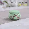 Caixa de Batom de Cerâmica Tradicional DIY Bálsamo Labial Frasco de Rouge Estilo Antigo Materiais para Fazer Frasco Dosador Pequeno