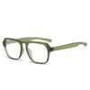 2026 Nueva Moda Retro Ojo de Gato Marco Grande Gafas Sin Graduación Estilo Europeo y Americano Tendencia Callejera Estilo Influencer Adelgazantes Montura Gruesa Gafas