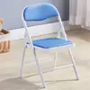 Silla de puente para niños, disponible en stock, suministro directo, silla plegable para dormitorio, silla de computadora para estudiantes, silla de comedor minimalista moderna.