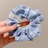 Colección de scrunchies de verano: versátiles ligas coreanas para el cabello, cuerdas para el cabello estilo universitario fresco, accesorios elásticos para el cabello, accesorios para la cabeza para mujeres