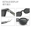 Gafas de Sol Retro de Propionato de Estilo Nuevo Transfronterizas para Mujer, Gafas de Sol de Alta Gama para Hombre, Gafas de Sol de Protección Solar con Estilo Urbano de Moda
