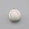 Simulación Tenis Béisbol Baloncesto Golf Billar Llavero Colgante Regalo Deportivo Accesorios para Joyería DIY