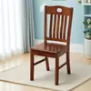Silla de madera maciza silla de comedor silla con respaldo sin instalación taburete de madera maciza pura hogar simple restaurante mesa de comedor china silla