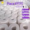 Placa de PTFE, Teflon, Placa giratória de PTFE, Resistente à abrasão, Absorvente de choque, Suporte de escada de PTFE com deslizamento rápido