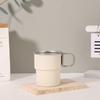 Taza de camping de madera antiescaldadura para exteriores, de acero inoxidable 304, portátil, resistente a altas temperaturas, para café y regalo