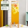 Cubo de Coca-Cola, Cubo para Bebidas de Jugo, Buffet, Cubo para Té de Frutas, Cubo para Vino, Cubo de Vidrio de Gran Capacidad, Tetera para Agua Fría con Grifo