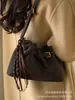 Bolsa Pequena Vintage para Mulheres 2025 Nova Tendência de Alta Qualidade Versátil Bolsa de Ombro para Trabalho Deslocamento Bolsa Saco Transversal