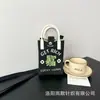 Monedero para Fiesta Estudiantil, Bolso para Teléfono Móvil de Compras, Bolso de Hombro Pequeño Tejido, Bolso de Mano Lindo Versátil, Bolso Cruzado Mini para Mujer