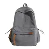 Mochila casual simple versátil nueva con gran capacidad y alto atractivo estético, adecuada para la escuela secundaria, las clases escolares y los desplazamientos.