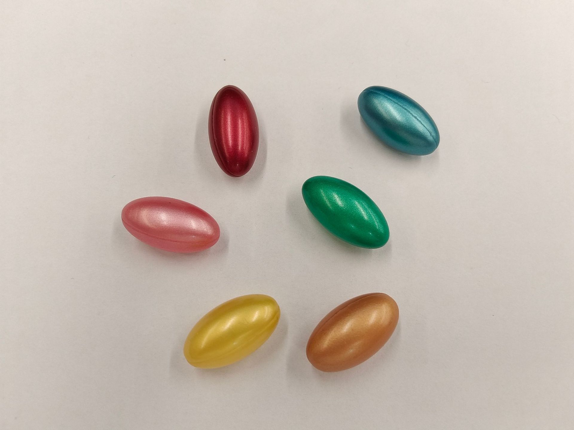 不透明发油常规6色粒子