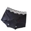 Cuecas Boxer Femininas Novas Cintura Média Estendida Algodão Puro Antibacteriano Crotch Estilo Ballet Controle da Barriga Cuecas Cobrindo o Quadril para Mulheres