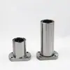 Rodamiento lineal LMH6LUU LMH8LUU bloque de soporte de riel guía circular accesorios mecánicos rodamiento lineal con brida