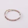 Pulsera de Doble Capa con Cuentas de Concha de Turmalina Pequeña Natural para Mujer Diseño Original Nicho Lujo Ligero Gama Alta Exquisita Pulsera Venta al por Mayor