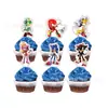 Nuevo Set de Decoración de Fiesta de Cumpleaños Infantil de Dibujos Animados de Sonic con Banderines Grandes y Pequeños, Globos y Tela de Fondo