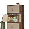 Armario de Almacenamiento Estilo Medieval, Caja de Almacenamiento Plegable sin Instalación, Armario para Ropa de Dormitorio Doméstico, Caja Organizadora de Gran Capacidad, Armario para Snacks