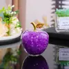 Decoraciones de Regalos Pequeños para Año Nuevo y Navidad: Manzanas de Cristal en Cajas de Papel Blancas para Niños y Niñas