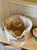 Bolsa Tote Casual Solta Cor Sólida Cáqui Retrô Bolsa de Ombro Único para Estudante Artístico Aula Matutina Compras
