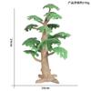 Juguete infantil simulación micro paisaje planta árbol frutal modelo paisaje árbol escena árbol arena mesa decoración animal modelo