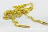 Cadena fina de 5 mm de ancho más hebilla de gallo con cuentas, herrajes para bolso pequeño, accesorios para equipaje, 40-120 cm, cadena de hierro 18# con hebilla
