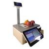 Báscula Cajera de Comercio Exterior Chino e Inglés Pesaje Digital Máquina Cajera Integrada Frutas y Verduras Frescas Tienda Malatang Máquina para Pedidos