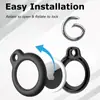 Adecuado para Estuche Protector de Apple Airtag Correa para Colgar Rastreador de Dispositivo Anti-Pérdida Localizador Llavero Airtag2 Estuche Protector