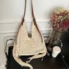 Bolsa Tote de Grande Capacidade, Bolsa de Ombro Trançada Fashion e Versátil para Mulheres, Novo Estilo de Verão 2026 Bolsa de Praia para Férias