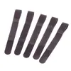 Correa de Velcro de Nylon para Cable de Datos Tipo P Hebilla Trasera Negra Velcro Autoadhesivo de Sujeción de Stock