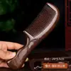 Pente de Sândalo Pente de Madeira para Massagem Doméstico de Madeira Portátil Pequeno de Mão Para Mulheres Homens Cuidados com o Cabelo Cabelo Liso Pente de Madeira para Cabeleireiro