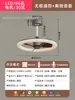 Nova luminária de teto ventilador de quarto estilo vintage francês, ventilador de teto moderno minimalista silencioso com luz integrada de proteção ocular para salas de estar e jantar