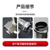 Tubo para Compressor de Ar de Aço Inoxidável 304 Tipo Abraçadeira Dupla T de Diâmetro Igual Redutor Conexões de Tubo Resistente à Alta Pressão Compressor de Ar