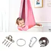 Rede de balanço sensorial infantil em estoque para uso transfronteiriço, para yoga e alongamento indoor, tecido elástico com ferragens e acessórios de instalação