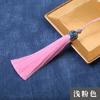 8cm borla de seda de hielo cloisonné borla colgantes accesorios funda de teléfono móvil marcapáginas colgante oreja diy accesorios fabricantes al por mayor