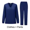 Blusa de Manga Larga para Enfermera Quirúrgica, Uniforme de Trabajo para Doctor, Conjunto de Uniforme Quirúrgico para Invierno