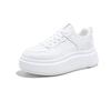 Tênis Casuais Espessos Estilo Ins 2025 Novos Versáteis Esportivos Coreanos Tendência Sapatos Brancos para Mulheres