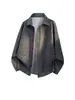Camisa retro americana con patrón de espinas para hombre, camisa elegante de manga larga cleanfit de alta gama para otoño, chaqueta casual para pareja