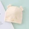 Touca de Bebê Recém-nascido Recém-nascido Super Fofa Touca de Puxar Urso Algodão Puro Sem Costura Touca Fetal para Bebê Touca de Bebê Desenho Animado