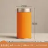 Lata redonda de hojalata de grado alimenticio en stock, siete colores, lata selladora de té, lata de 75 mm de altura, venta al por mayor de fábrica, LOGOTIPO personalizado