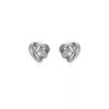 Pendientes de Amor Estéreo con Diamantes Chapados en Latón Oro Real 18K Pendientes de Personalidad de Nicho de Lujo Ligero Moda Ancla Venta Caliente