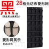 Venta Caliente de Amazon 28 Compartimentos No Tejido Transparente Malla Sombrero Zapatos Botas Armario Grande Multicapa Trasera de Puerta Bolsa de Almacenamiento Colgante