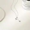 Collar Original de Poni para Mujer Nicho Lujo Ligero Personalidad Uso Diario Ecológico Galvanoplastia Tienda Venta al por Mayor