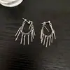 Oferta especial: Pendientes Largos Elegantes de Borlas de Gama Alta, Nuevo Diseño Minimalista de Nicho, Estilo Espiga de Trigo, Pendientes Frescos y Dulces
