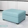 Banqueta de armazenamento para casa, design moderno e luxuoso, pode ser usada como banco para trocar de sapatos ou como apoio para os pés na sala de estar, feita com tecido tecnológico