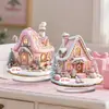 Livro de Natal Árvore de Natal Acrílico 2D Enfeites de Mesa para Casa Sala de Estar Estudo Decorações de Atmosfera Festiva