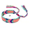 Popular en Europa y América: Pulseras Tejidas Arcoíris Hechas a Mano en Estilo Étnico Nepalí, Venta al por Mayor de Joyería