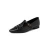 Zapatos Mary Jane Artísticos de Piel de Vacuno de Primera Capa Calados Transpirables Estilo Coreano Otoño 2025 Tacón Bajo Grueso Punta Redonda Cuero Genuino Suela Blanda Zapatos de Mujer