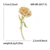 Broche de Clavel de Alta Gama Estilo Coreano, Pin de Flor Creativo y Versátil para Chaqueta de Traje de Mujer: Br2657