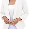 2025 Amazon Europeu e Americano Primavera e Outono Novo Blazer Feminino Sem Amassar Casual Roupa de Terno Tops Profissional Roupas Femininas
