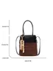 Bolsa de Mão Estilo Coreano Nicho Bolsa Saco para Mulheres 2026 Primavera Nova Elegante Retrô Patchwork Versátil Ombro Transversal