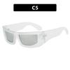 Nuevas gafas de sol deportivas Y2G transfronterizas 2023, gafas de sol de moda europeas y americanas, gafas de sol con un sentido de tecnología futurista simple.